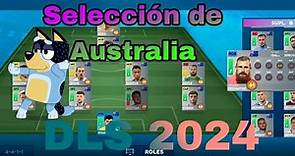 "Australia '' selección de fútbol Plantilla Completa Dream League Soccer 2024