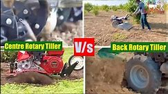 Back Rotary Vs Centre Rotary power weeder || Power tillers || Mini tractors for small farmers India #powertiller #minitractor #swarajcode