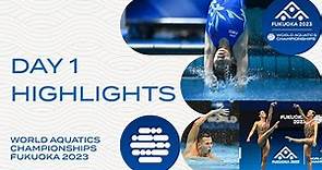 Day 1 | Highlights | World Aquatics Championships Fukuoka 2023