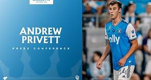 Andrew Privett Press Conference | New England Revolution Preview
