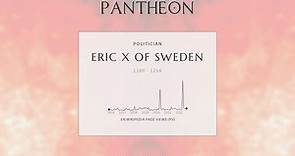 Eric X of Sweden Biography - King of Sweden (1208 to 1216)