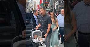 Scotty McCreery takes wife and baby boy to GMA performance! #scottymccreery #countrymusic #trending
