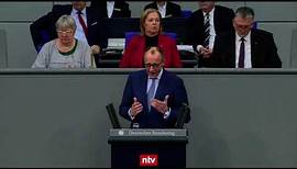 "Respektlosigkeit", "Missachtung": Merz wettert im Bundestag gegen abwesenden Kanzler | ntv