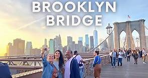 Walking the Brooklyn Bridge in November 2022