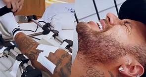 Una tortura: Neymar grita de dolor en su rehabilitación de rotura de ligamentos