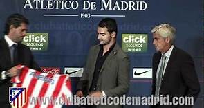 Presentación de Adrián como nuevo jugador del Atlético de Madrid
