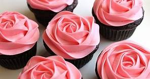 How to Frost a Rose Cupcake in 5 Seconds