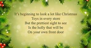 Michael Buble - It's Beginning to Look a Lot Like Christmas (lyrics)