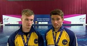 Jack Laugher & Dan Goodfellow - Men's 3m Synchro British National Diving Cup winners 2019
