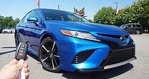 2019 Toyota Camry XSE: Start Up, Test Drive, Walkaround and Review