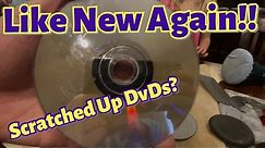 Remove scratches from DVDs