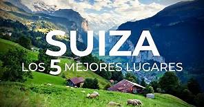 Los 5 mejores lugares de Suiza - Paisajes hermosos | 4K Ultra HD