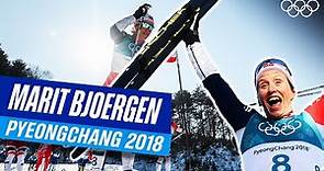 🇳🇴 EIGHTH olympic gold for Marit Bjoergen! 🥇 ⛷ | PyeongChang 2018