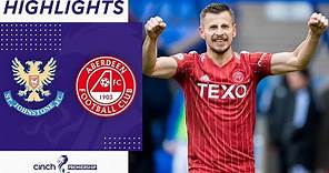 St Johnstone 0-1 Aberdeen | Two Red Cards Given Out In Closely Fought Game | cinch Premiership