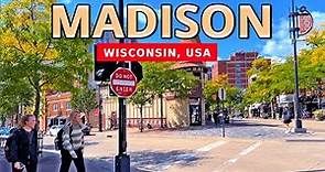 Life in Madison, Wisconsin 🇺🇸 4K Downtown Madison Walking Tour