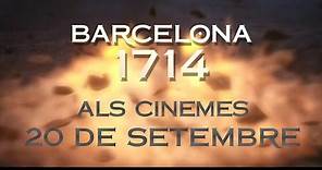 !! ESTRENA CINEMA 📽️ !! - BARCELONA 1714 - trailer NOU - Història d'amor - CATALUNYA