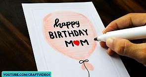 Birthday Card For Mom Easy