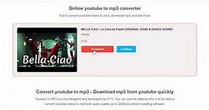 Online youtube to mp3 converter