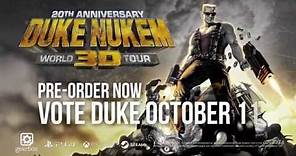 Duke Nukem 3D: 20th Anniversary World Tour Teaser Trailer