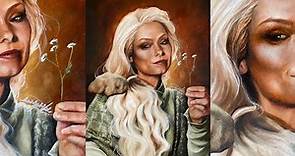 Painting MyAnna Buring as “Tissaia” in The Witcher!