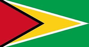 Evolución de la Bandera de Guyana - Evolution of the Flag of Guyana