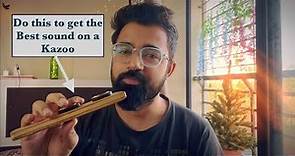This is the best way to play a Kazoo...