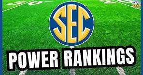 SEC Football Power Rankings: Week 9 Edition