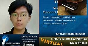 YuMin Cho (Korea), Young Artist, Round 2 | e-Piano Junior Competition'21 VIRTUAL