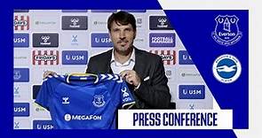 JEAN-LUC VASSEUR'S FIRST PRESS CONFERENCE AS EVERTON WOMEN MANAGER!