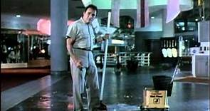 Chopping Mall - Dick Miller gets electrocuted