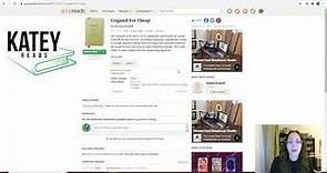 GoodReads Tutorial How to Add a Book Manually and Sign Up as an Author