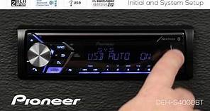How To - Initial and System Setup on Pioneer In-Dash Receivers 2018