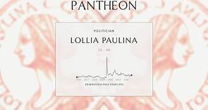 Lollia Paulina Biography | Pantheon