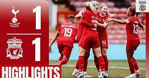 Sophie Roman Haug's First WSL Goal! | Tottenham 1-1 Liverpool Women | Highlights