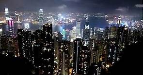 ビクトリア・ピークから眺める香港夜景