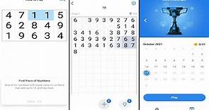 Number Match (by Easybrain) - free offline number puzzle game for Android and iOS - gameplay.