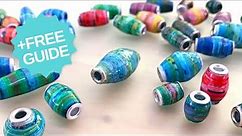 Learn the BEST HACKS to Make GORGEOUS FANCY Paper Beads🤩