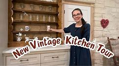 Vintage Farmhouse Kitchen Tour I Official Detailed Tour and Kitchen Chat