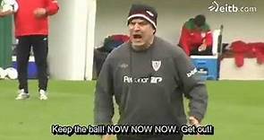 Marcelo Bielsa's training session at Athletic Bilbao