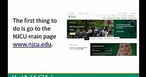 Introduction to NJCU student email.
