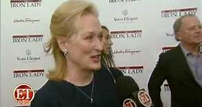 Meryl Streep - The Iron Lady Premiere - Red Carpet Interview