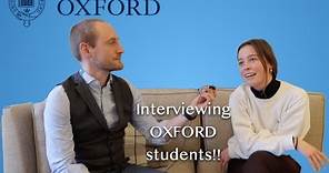 Interviewing #OXFORD UNI students at Harris Manchester College!