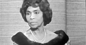 What's My Line? - Marian Anderson; PANEL: Abe Burrows; Anita Gillette (Apr 18, 1965) [CORRECTED!]