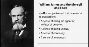 William James Theory of the Self