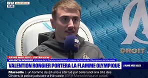 JO 2024: Valentin Rongier, milieu de l'OM, évoque sa "fierté" de porter la flamme olympique