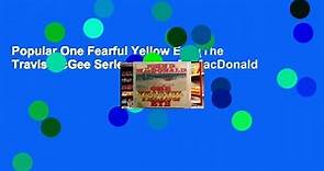 Popular One Fearful Yellow Eye (The Travis McGee Series) - John D. MacDonald