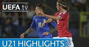 Under-21 highlights: Denmark v Italy