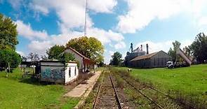 Leandro Nicéforo Alem desde Tren - (CIRCULACIÓN FERROVIARIA) |IDA|