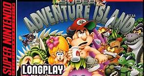 Super Adventure island - Full Game 100% Walkthrough | Longplay - SNES
