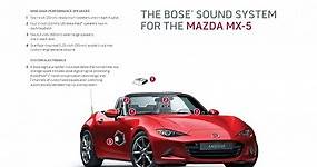 2016 Mazda MX-5 Miata Sound System Detailed (Headrest Speakers Are Back!)